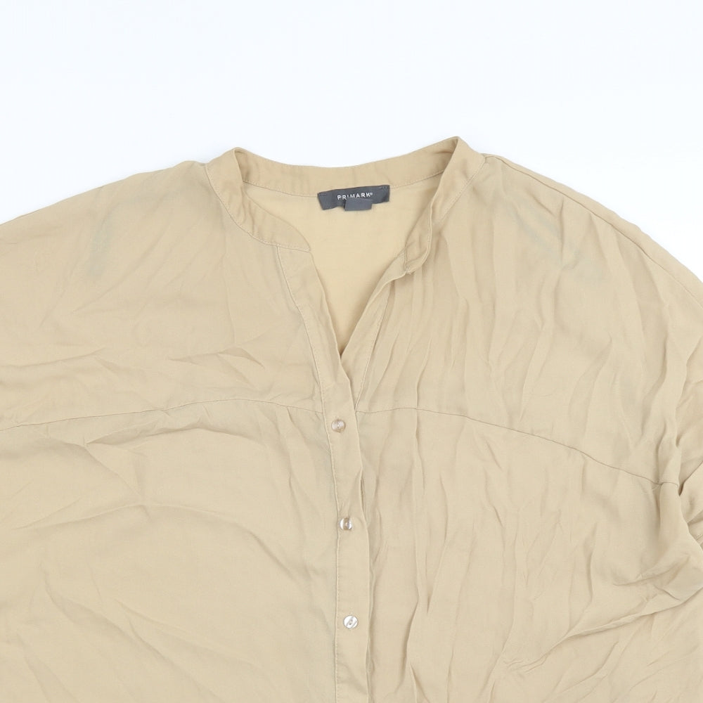 Primark Womens Beige   Basic Blouse Size 20