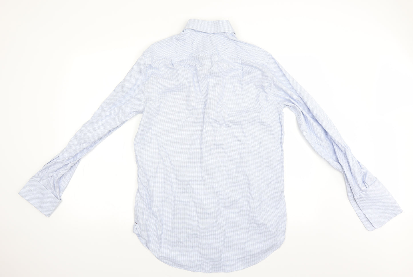 Marks and Spencer Mens Blue    Dress Shirt Size 15