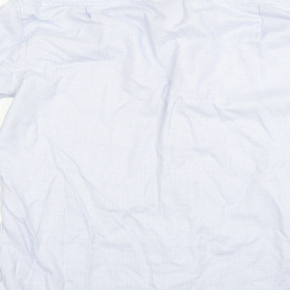 Marks and Spencer Mens Blue    Dress Shirt Size 15