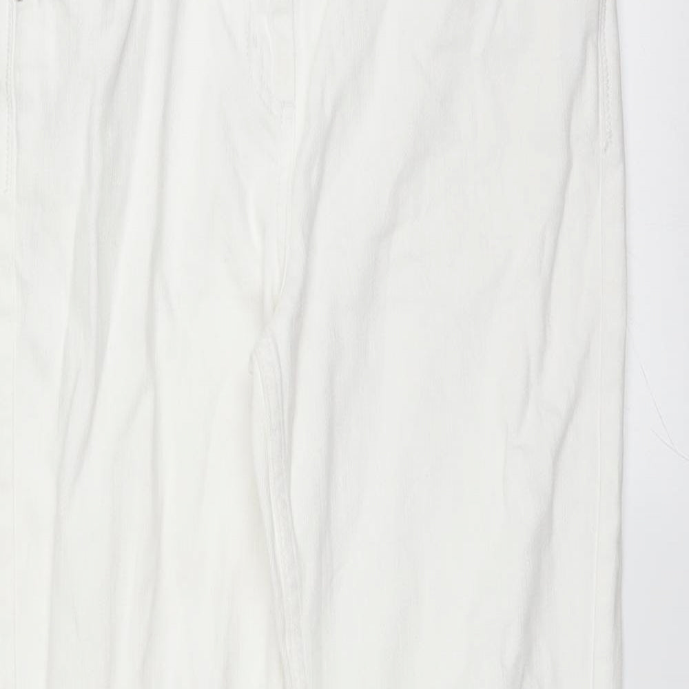 Rocha John Rocha Womens White   Straight Jeans Size 12 L28 in
