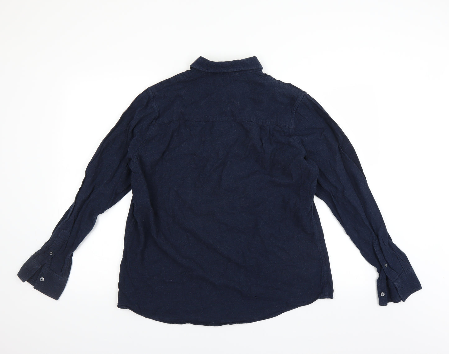 Livergy Mens Blue    Button-Up Size L