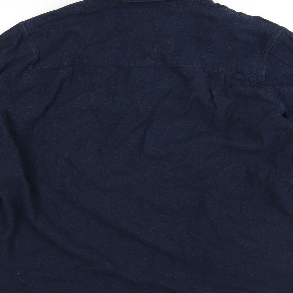 Livergy Mens Blue    Button-Up Size L