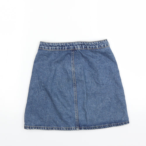 Primark Womens Blue  Denim Mini Skirt Size 4