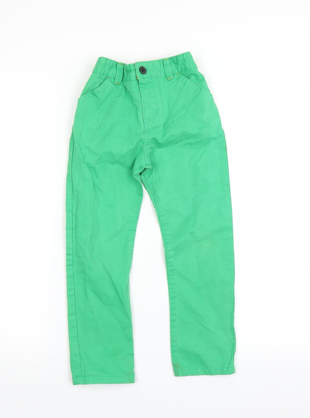Nutmeg Boys Green   Straight Jeans Size 4-5 Years