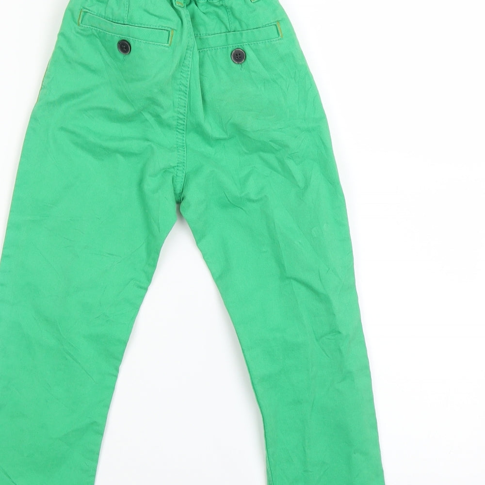 Nutmeg Boys Green   Straight Jeans Size 4-5 Years