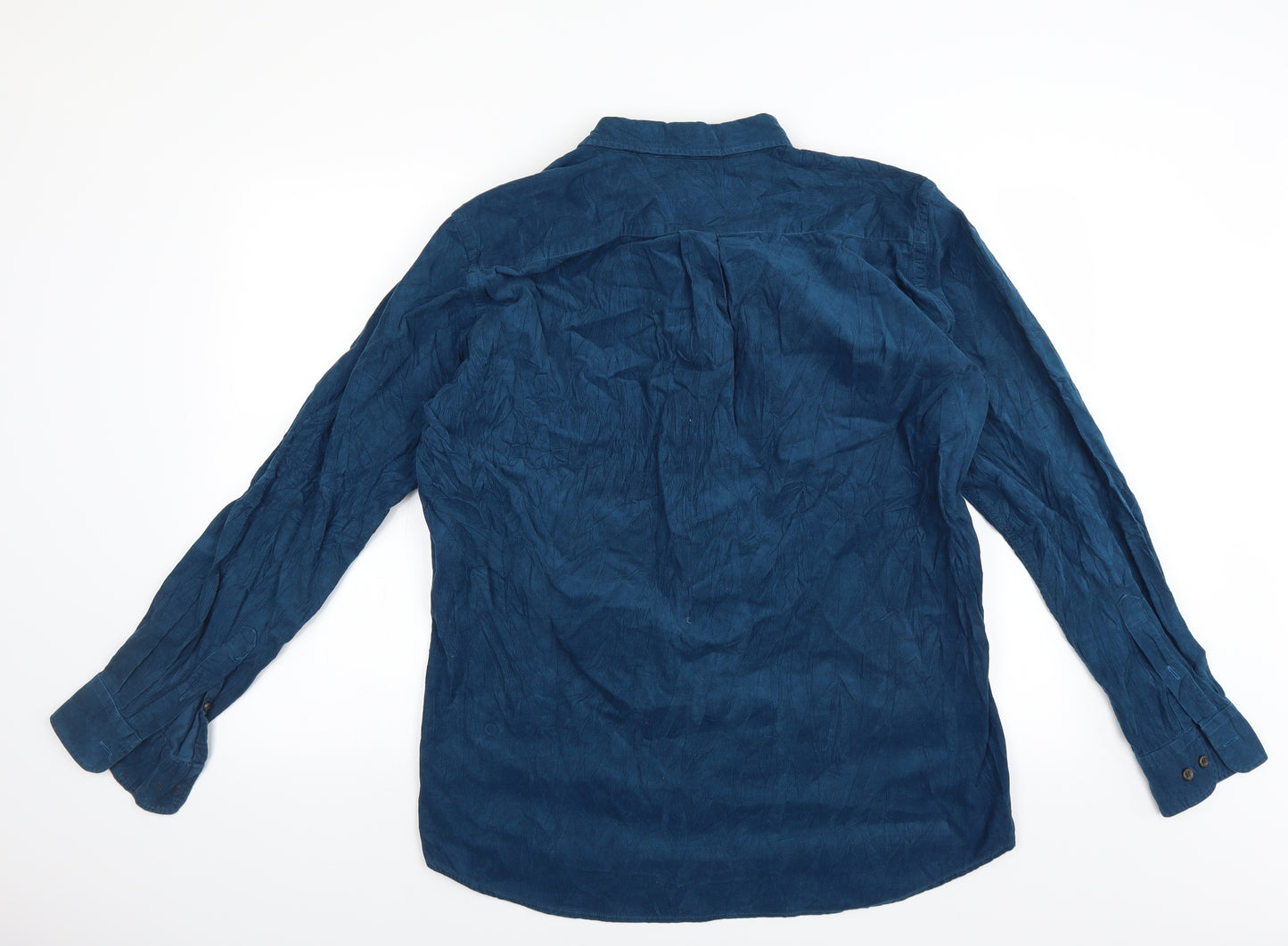 Uniqlo Mens Blue  Corduroy  Button-Up Size L