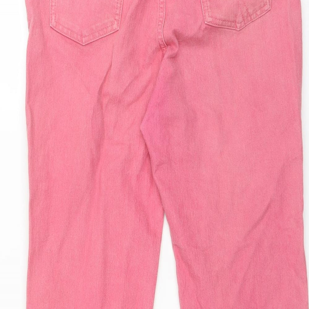 Marks and Spencer Womens Pink   Cropped Jeans Size 12 L22 in