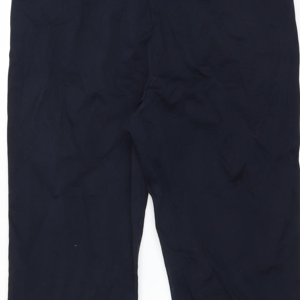 Marks and Spencer Womens Blue   Cropped Trousers Size 16 L20 in