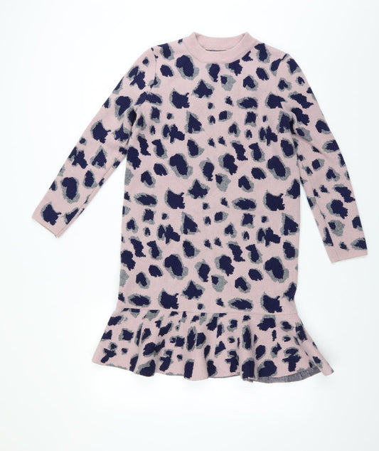 Front view of Preworn women’s purple jumper dress