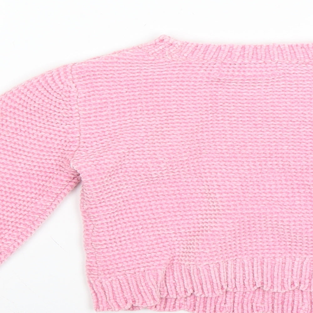 Tommy Bahama Girls Pink   Pullover Jumper Size 5-6 Years