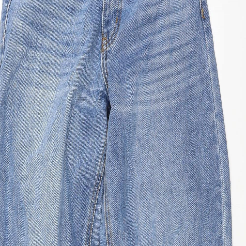 Tiger Mist Womens Blue  Denim Mom Jeans Size XS L31 in - DISTRESSED
