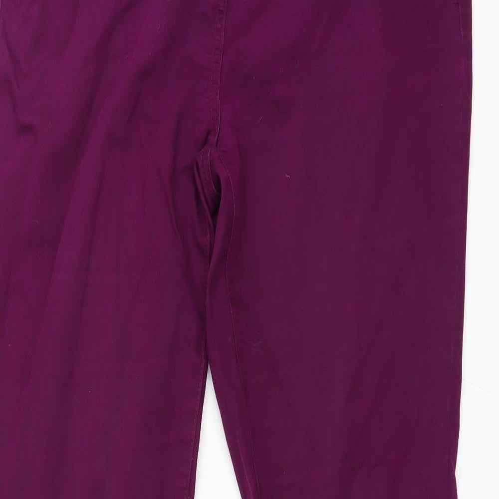 Red Herring Womens Purple   Skinny Jeans Size 14 L30 in - super skinny