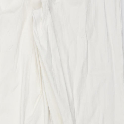 John Lewis Womens White  Denim Bootcut Jeans Size 34 in L29 in
