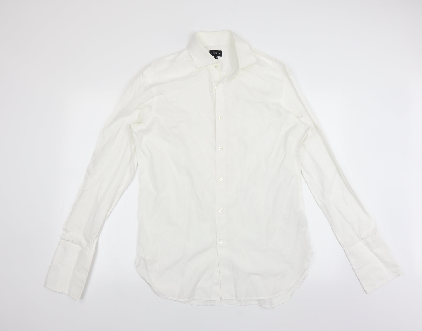 Jaeger Mens White    Dress Shirt Size 15.5