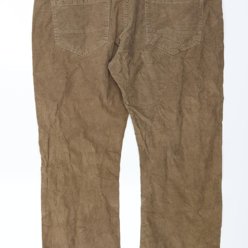 Primark Mens Brown  Corduroy Trousers  Size 38 in L32 in