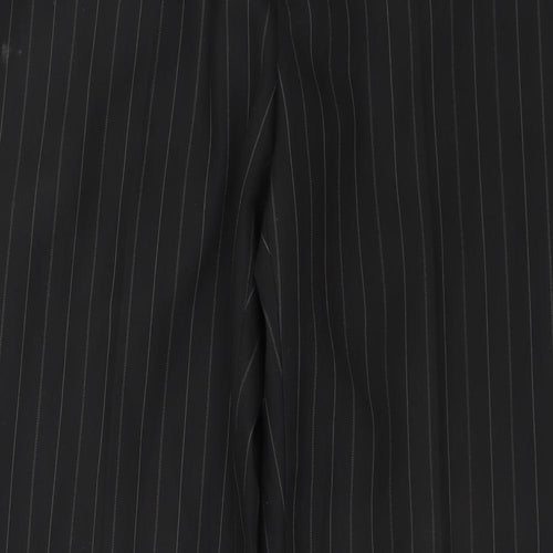 CHARLON GREY Mens Black Striped  Trousers  Size 30 in L31 in