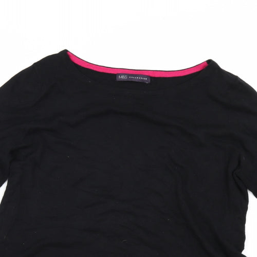 Marks and Spencer Womens Black   Pullover Jumper Size 10