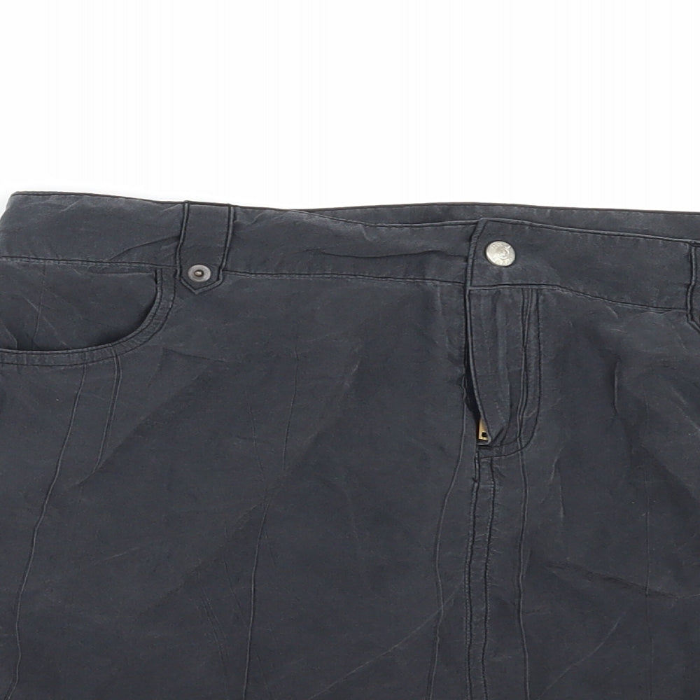 Preworn Womens Black   Mini Skirt Size 32 in