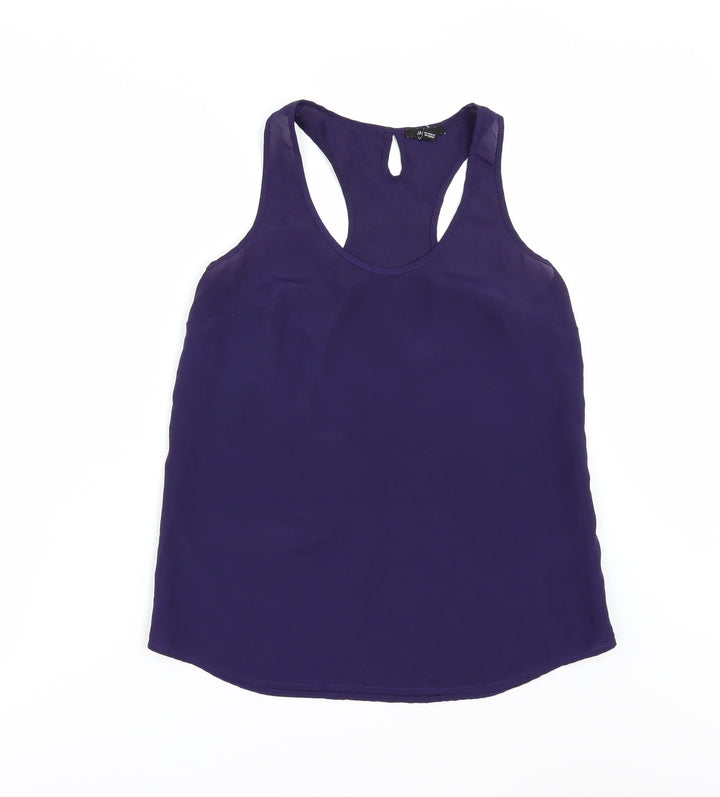 Jacob Womens Purple Tunic Blouse Size S