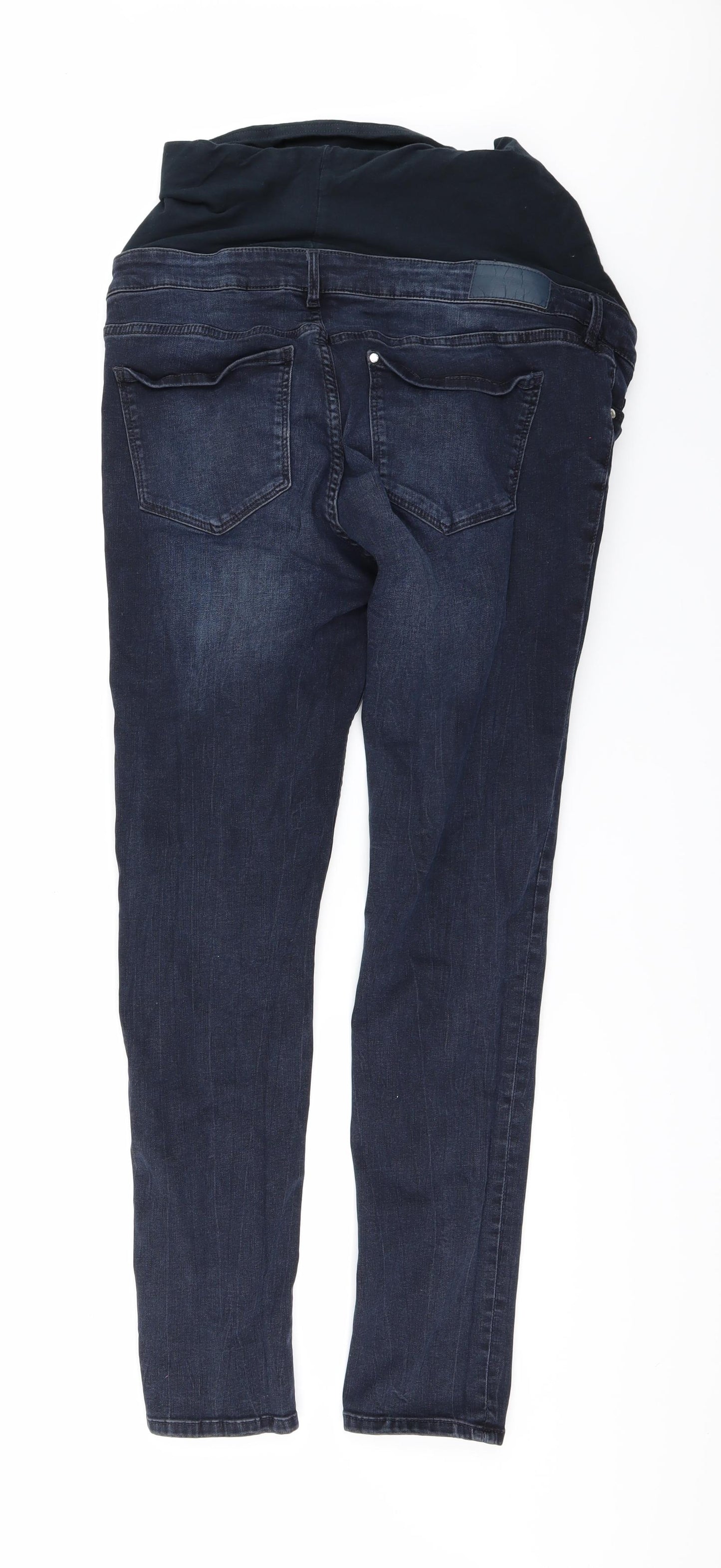 H&M Womens Blue  Denim Skinny Jeans Size 18 L32 in - Maternity