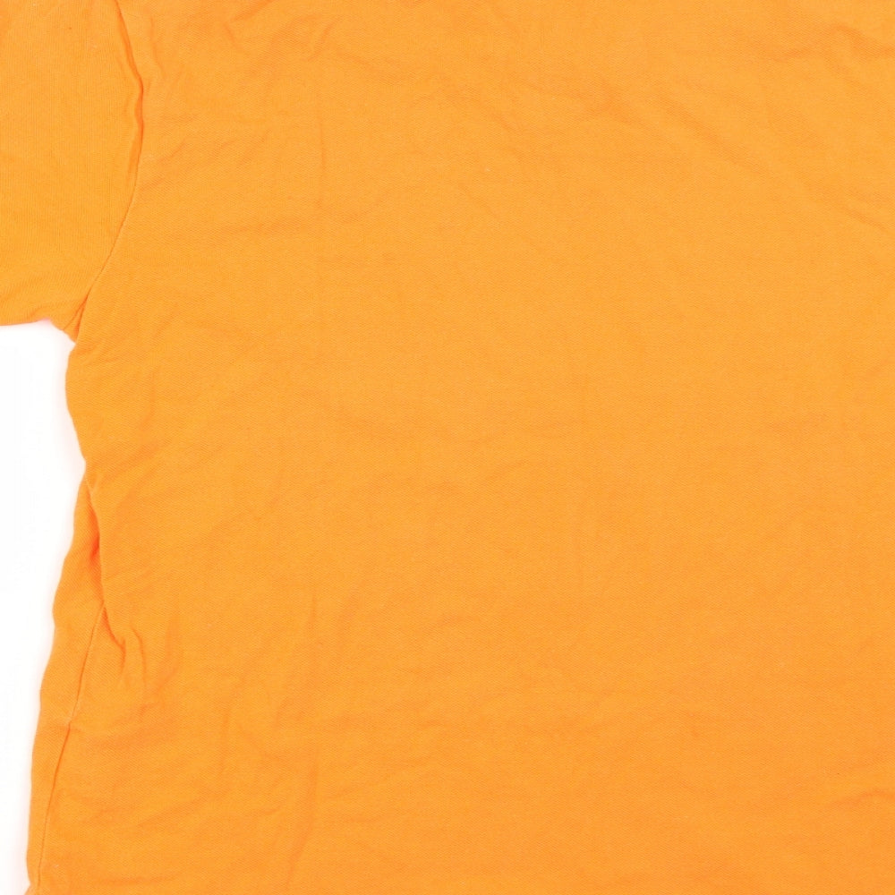 Polo Ralph Lauren Mens Orange    Polo Size L