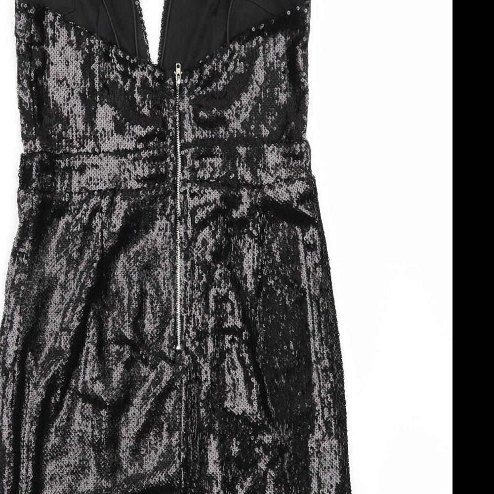 PRETTYLITTLETHING Womens Black   Mini  Size 10