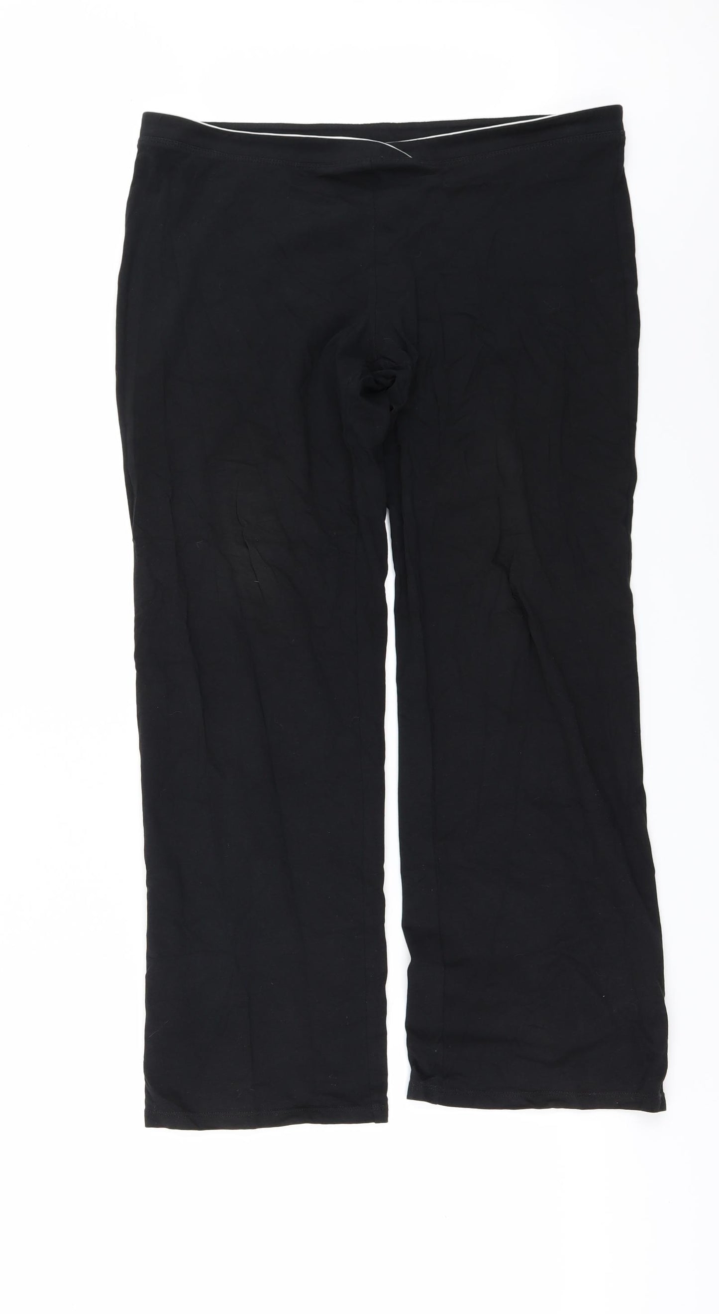 Marks and Spencer Womens Black   Trousers  Size 14 L28 in