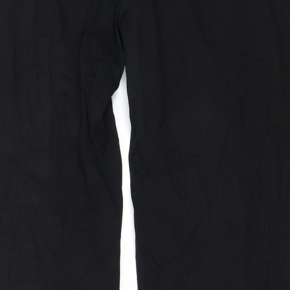 Marks and Spencer Womens Black   Trousers  Size 14 L28 in
