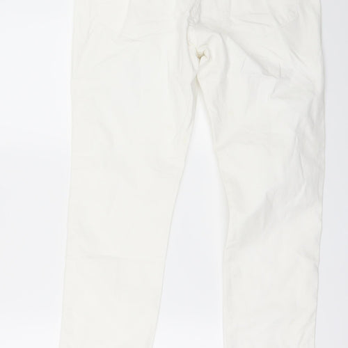 Gap Womens White  Denim Straight Jeans Size 6 L27 in