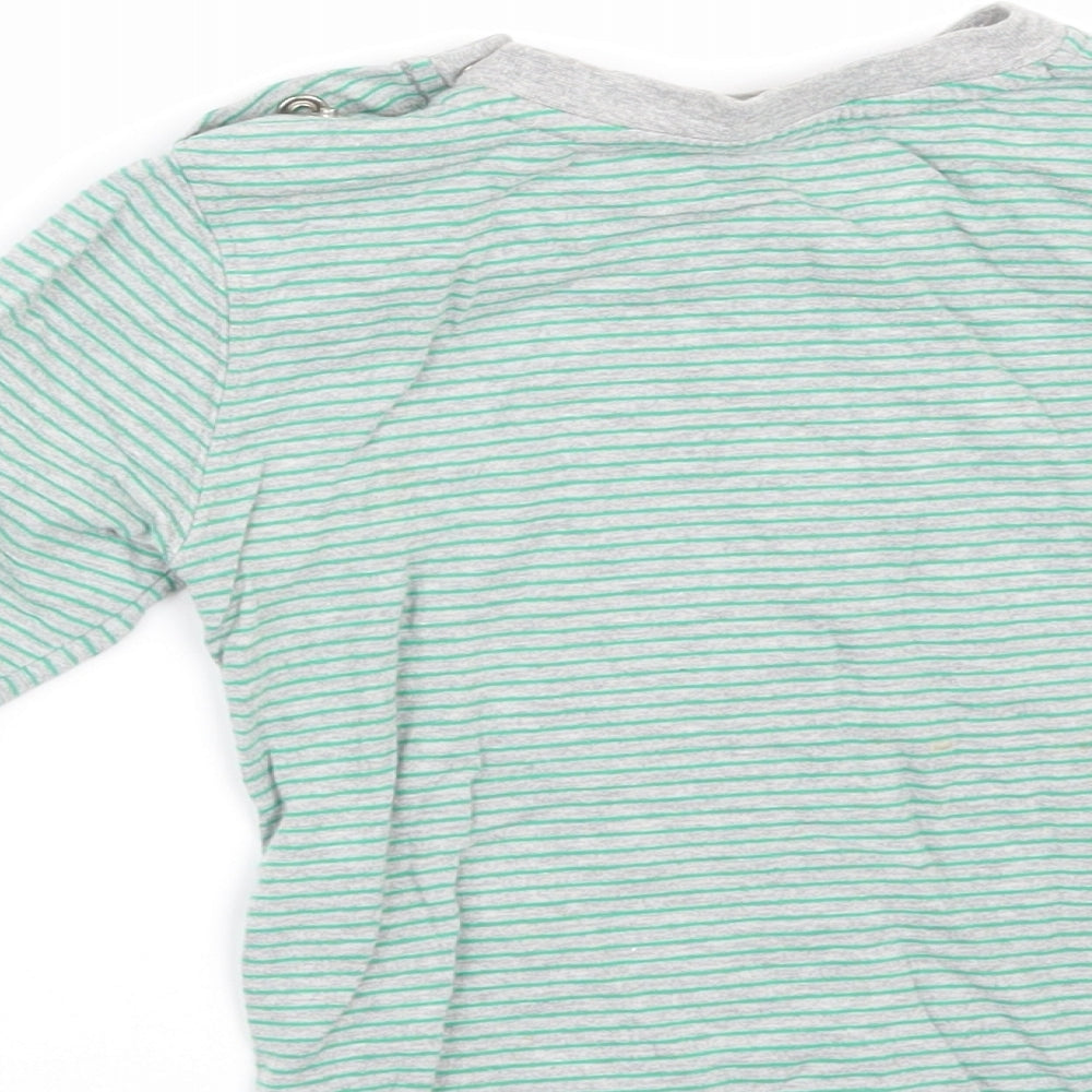 Timberland Boys Grey Striped  Basic T-Shirt Size 2 Years