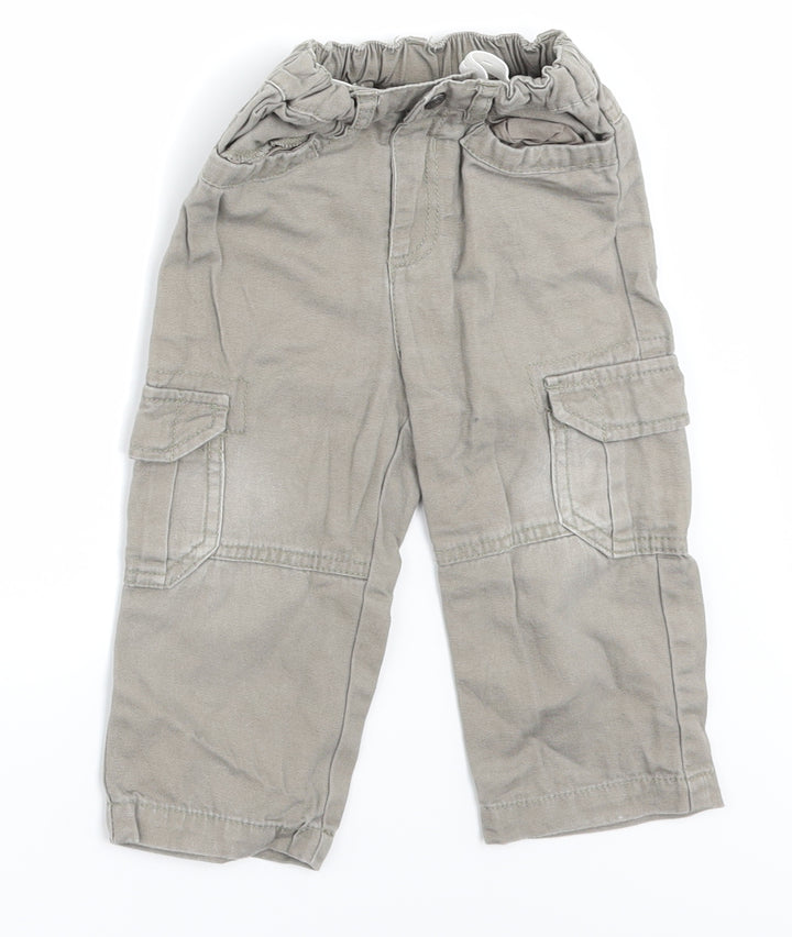 Cyrillus Boys Beige Jogger Jeans Size 18 Months