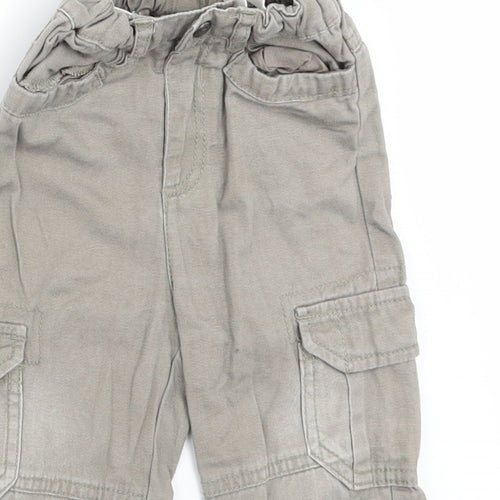 Cyrillus Boys Beige   Jogger Jeans Size 18 Months