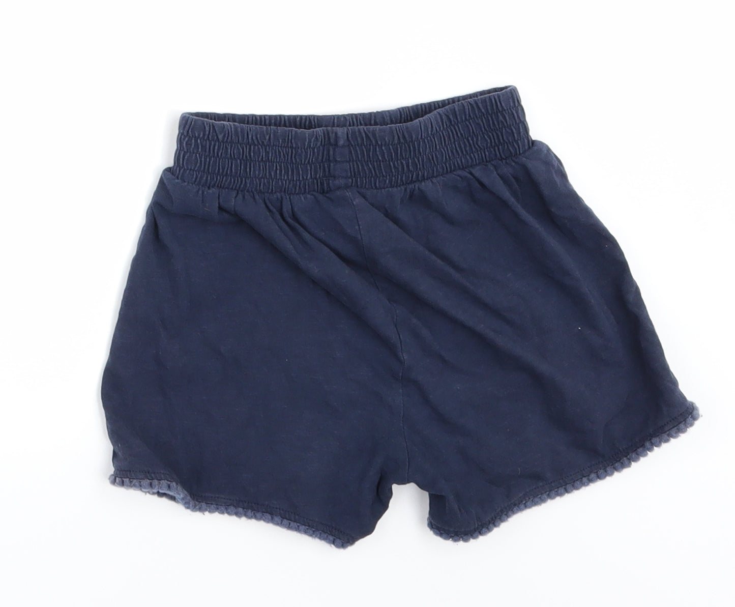TU Girls Blue   Paperbag Shorts Size 7 Years