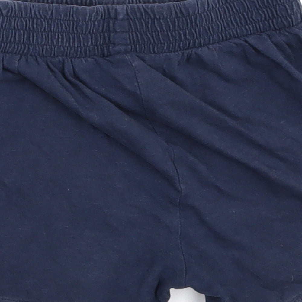 TU Girls Blue   Paperbag Shorts Size 7 Years