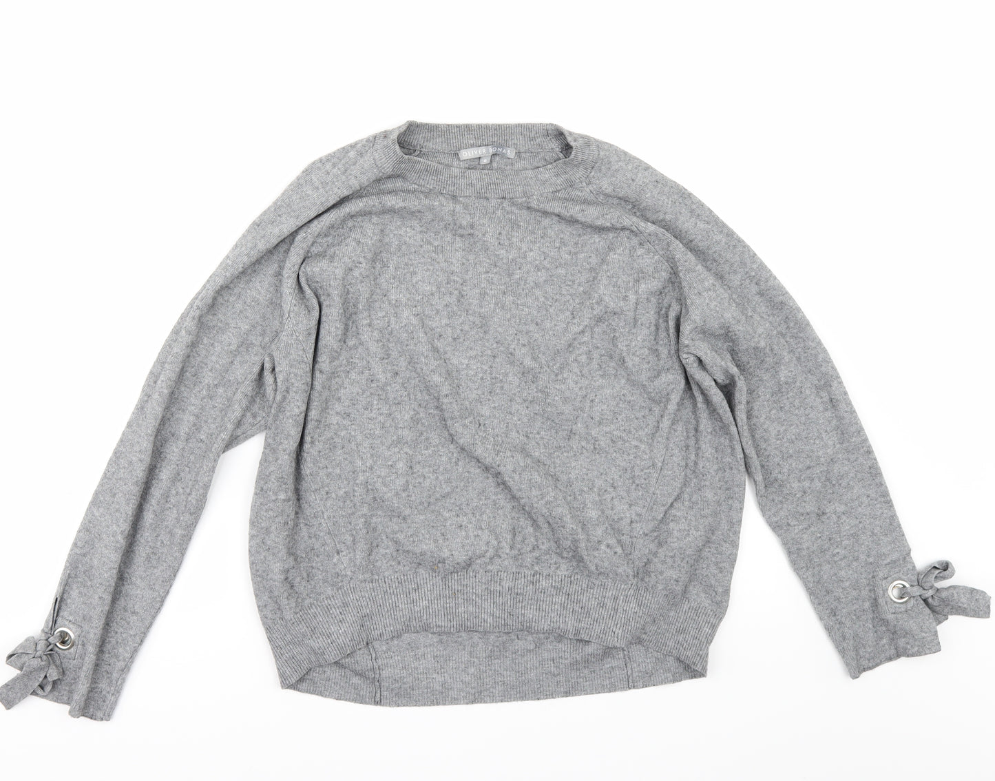 Oliver Bonas Womens Grey   Pullover Jumper Size 8