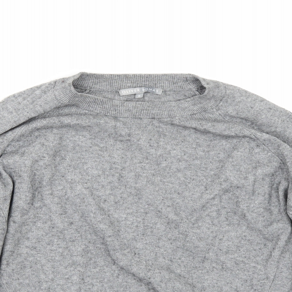 Oliver Bonas Womens Grey   Pullover Jumper Size 8