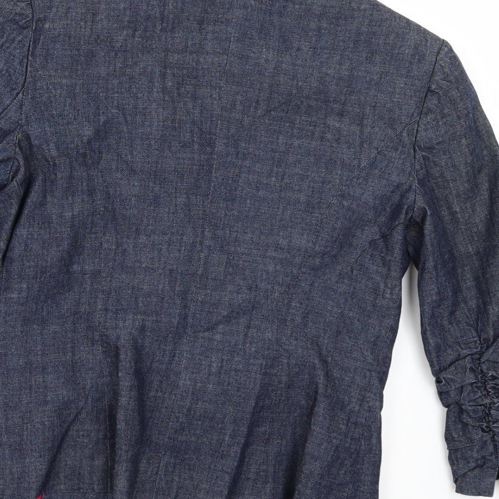 New Look Womens Blue  Denim Jacket  Size 10