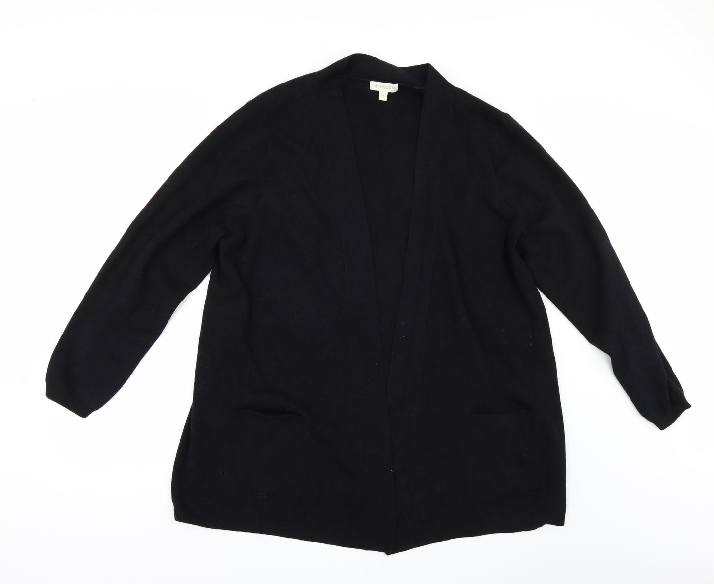 Monsoon Womens Black   Cardigan Jumper Size XL