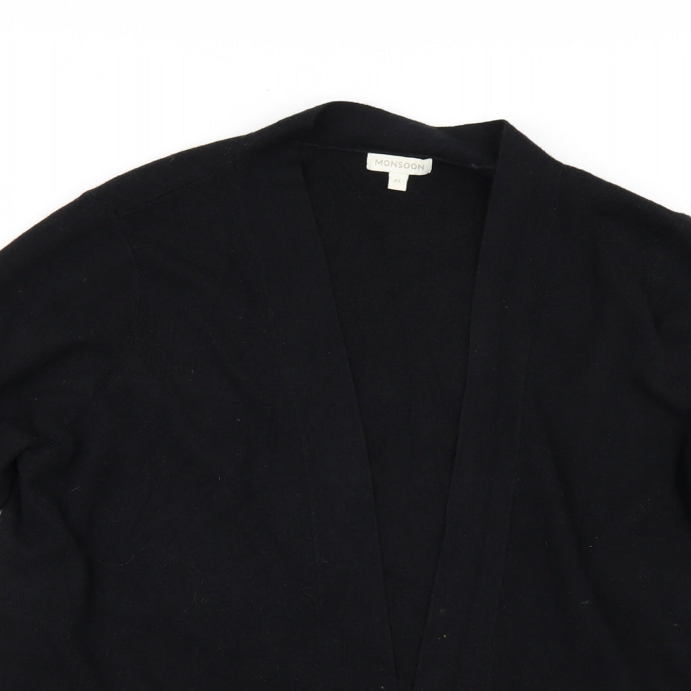 Monsoon Womens Black   Cardigan Jumper Size XL