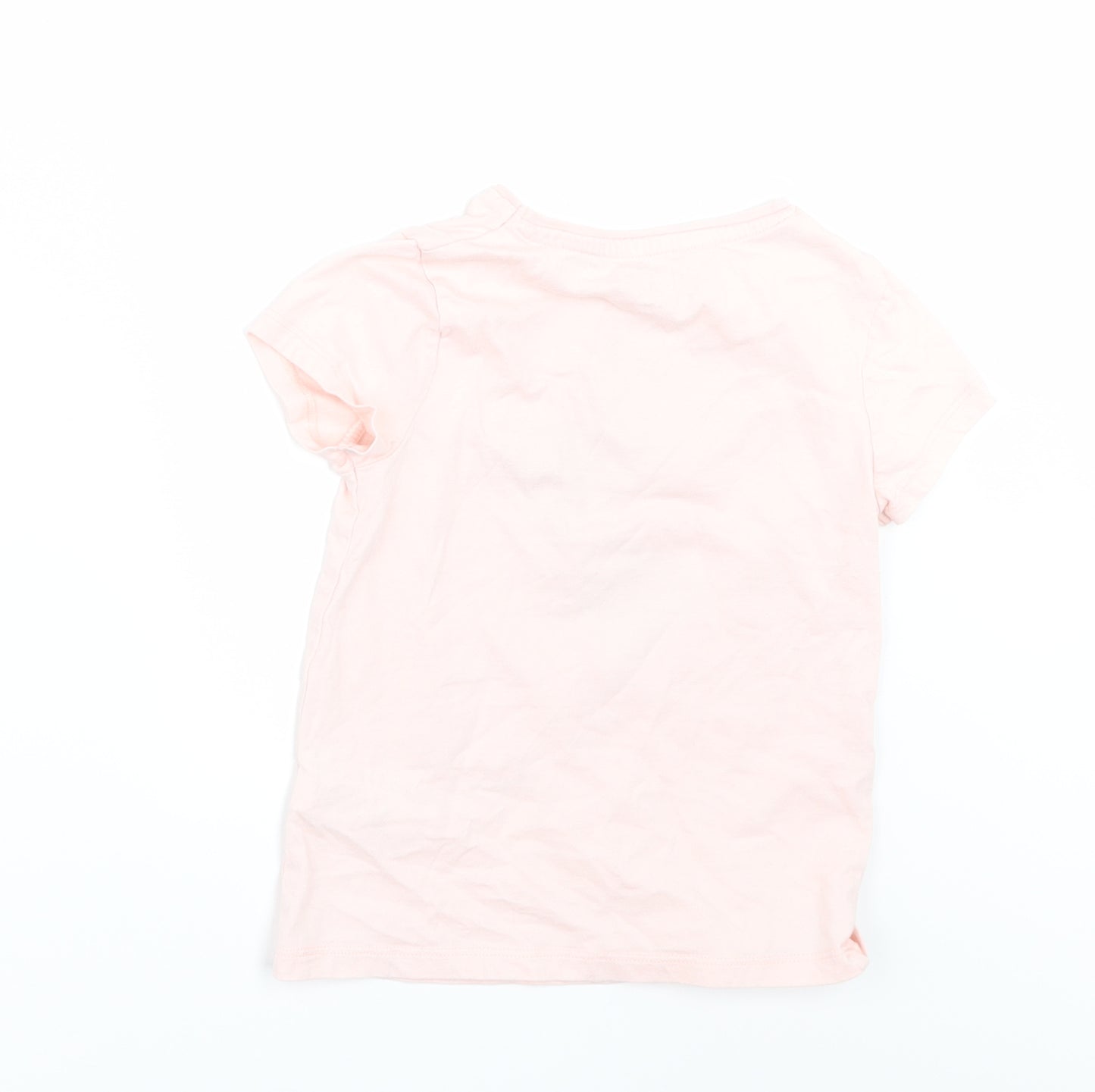 F&F Girls Pink   Basic T-Shirt Size 4-5 Years