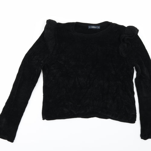 Zara Womens Black   Pullover Jumper Size S