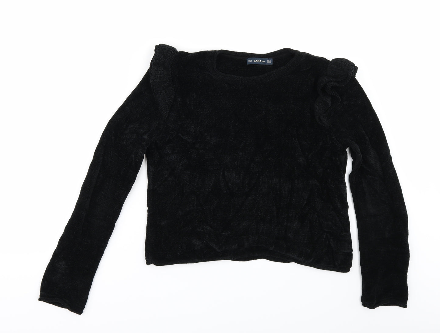 Zara Womens Black   Pullover Jumper Size S