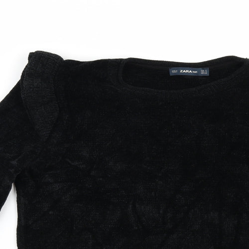 Zara Womens Black   Pullover Jumper Size S