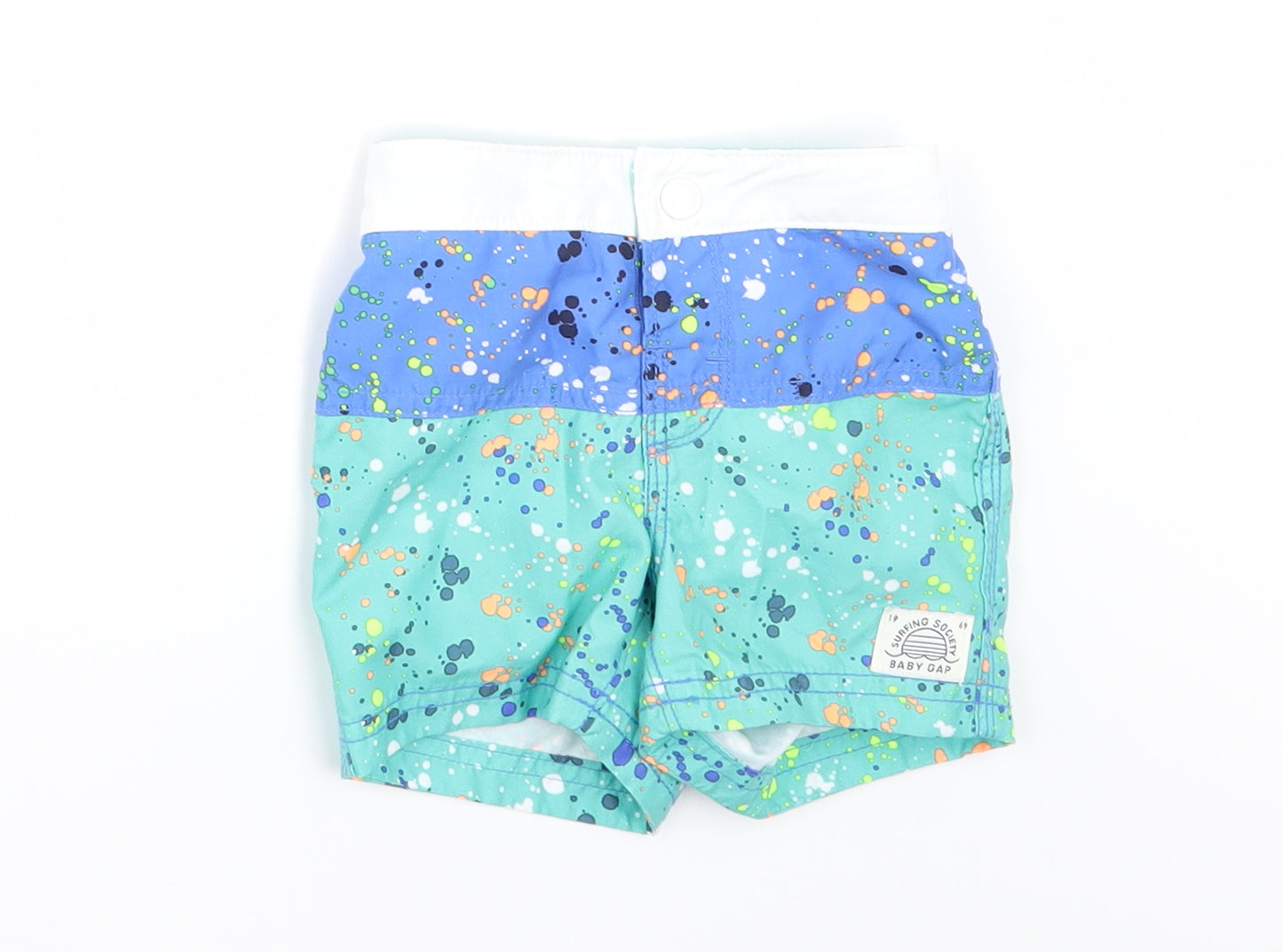 Gap Boys Multicoloured Polka Dot  Cropped Trousers Size 6-9 Months  - swim short