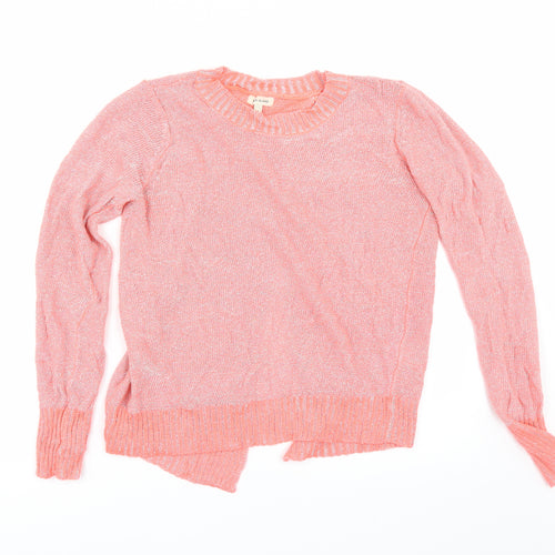 River Island Womens Orange   Pullover Jumper Size 8