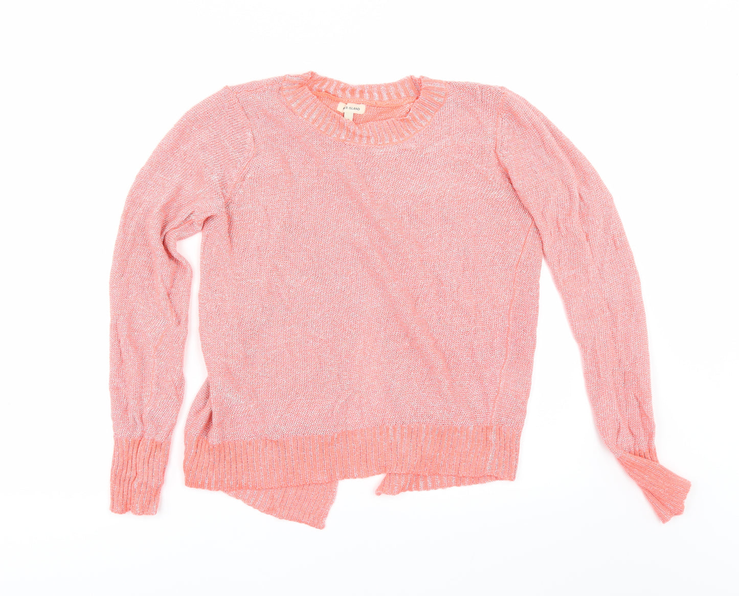 River Island Womens Orange   Pullover Jumper Size 8