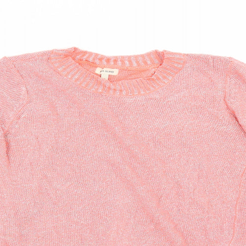 River Island Womens Orange   Pullover Jumper Size 8