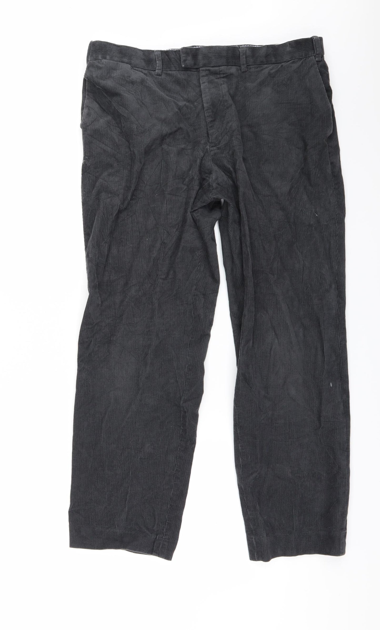 Marks and Spencer Mens Grey  Corduroy Straight Jeans Size 36 L31 in