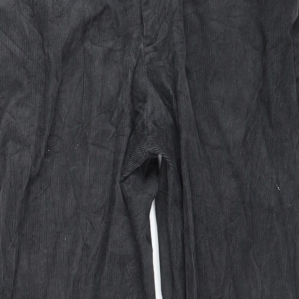 Marks and Spencer Mens Grey  Corduroy Straight Jeans Size 36 L31 in