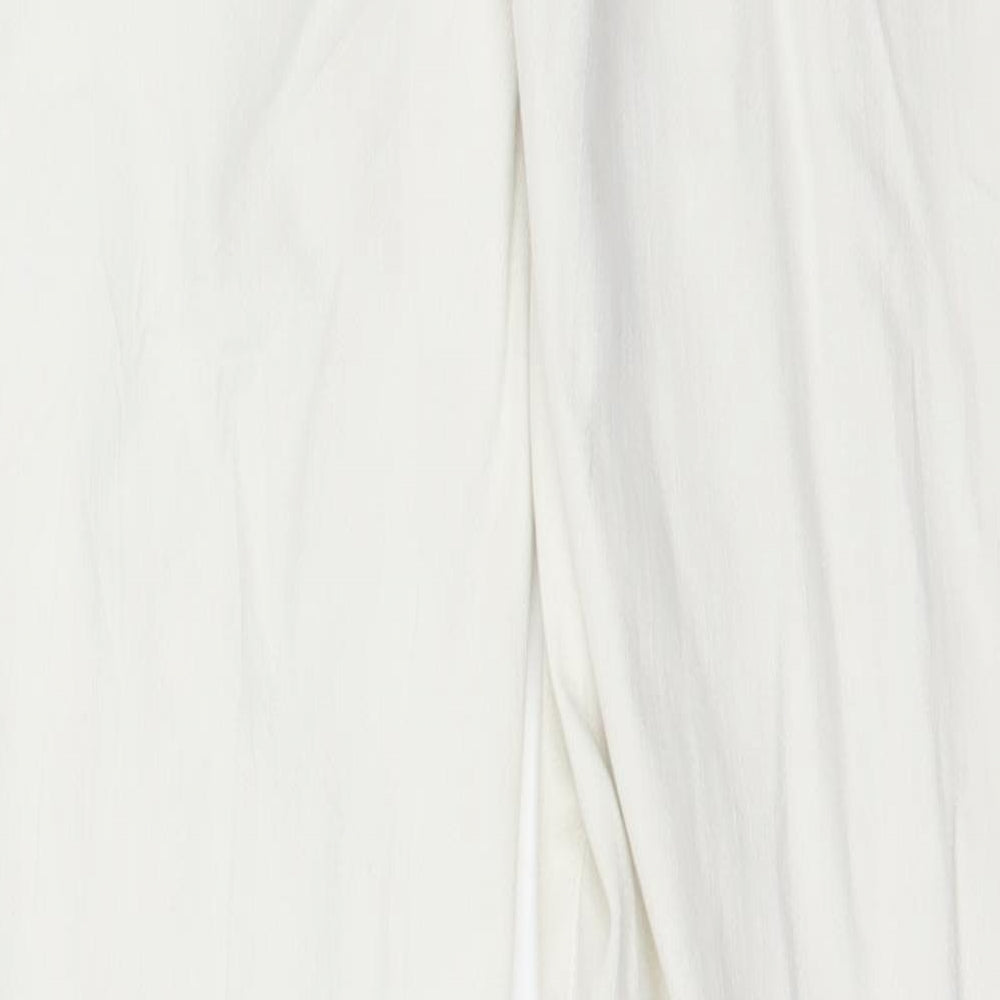 Paige Womens White  Denim Straight Jeans Size 28 in L27 in